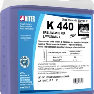 K440 Brillantante per macchine lavastoviglie