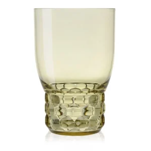 Kartell Jellies Family | Bicchieri Acqua Verde Set 4 pezzi