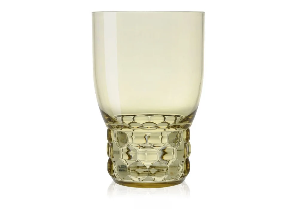 Kartell Jellies Family | Bicchieri Acqua Verde Set 4 pezzi