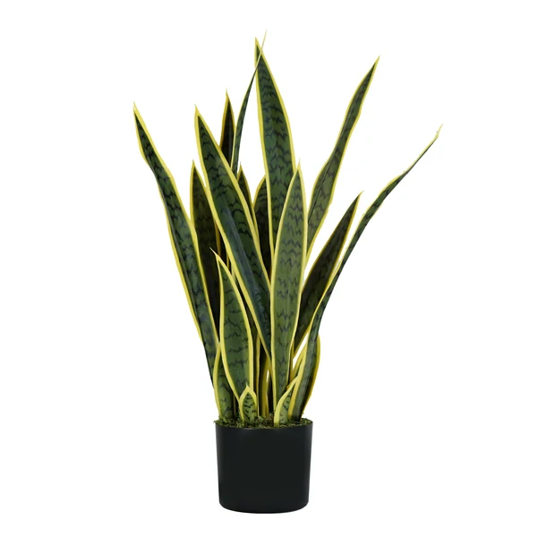 King Collection - P2150075 - Pianta ornamentale Sansevieria - artificiale - 21 foglie - 75 cm - PE - King Collection - 939...