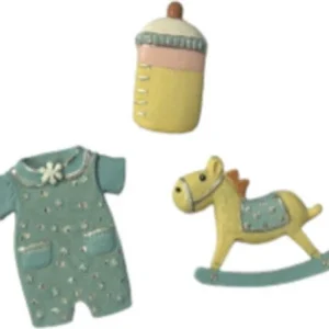 KNORR PRANDELL - DECORAZIONE BEBE' BAMBINO BLU 25-35MM 3PZ