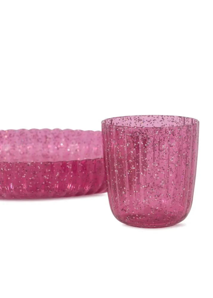 Konges Sløjd Set di stoviglie Glitter Sprakling Sangria 3 pezzi