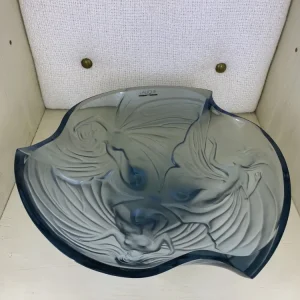 Lalique Blue Mermaids Bowl | Centrotavola