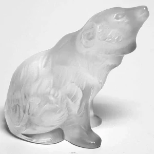 Lalique Orso Seduto | Statuina cristallo