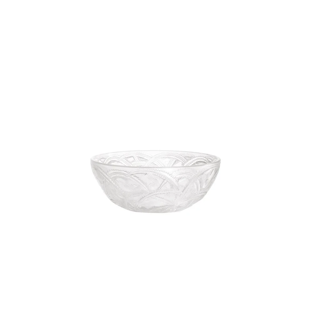 Lalique Poinsons Finches Bowl | Centrotavola