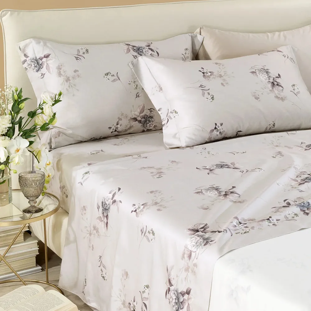 Lenzuola Chiaro di Luna ! Caleffi Completo Raso di Cotone Dreaming: Lusso e Sensualità per il Tuo Letto