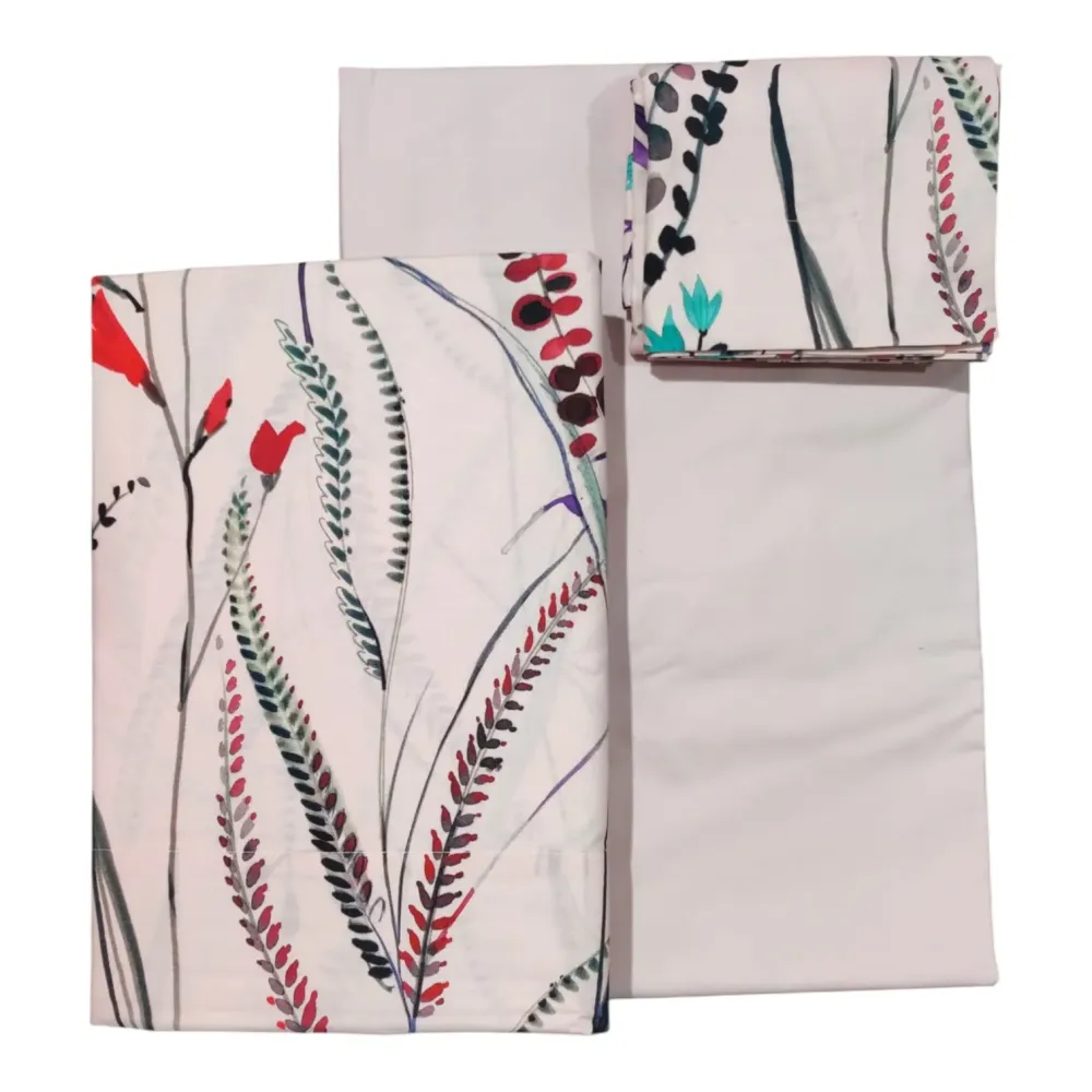 Lenzuola effetto copriletto 2 piazze Flora Svad Dondi