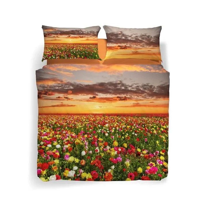 lenzuola fantasia copriletto Flowering Fields ! Caleffi Cotone matrimoniale