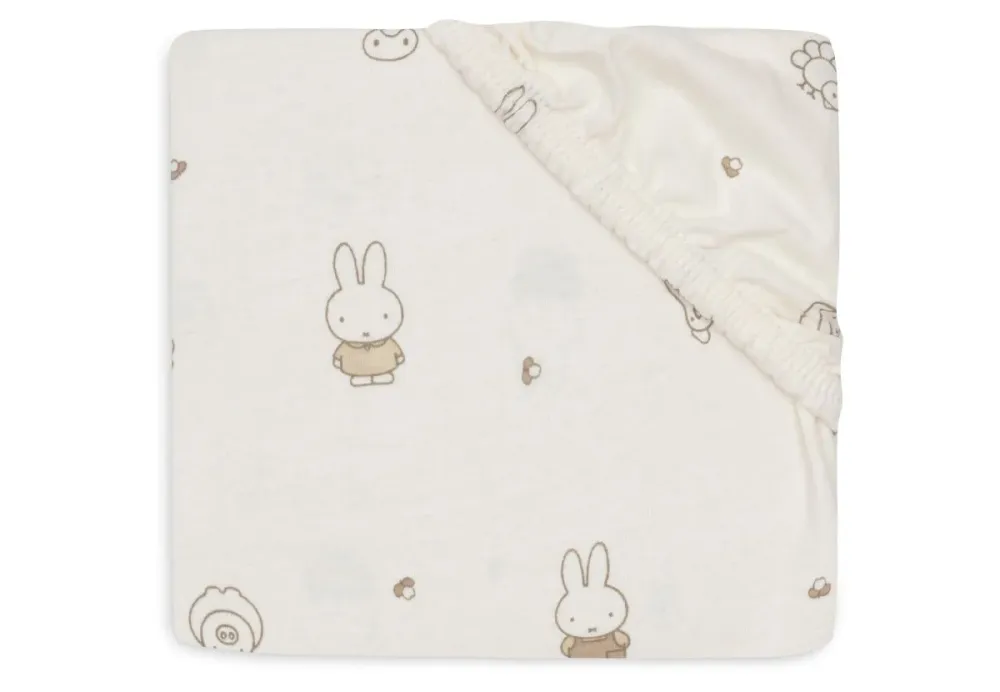 Lenzuolo con angoli - Jersey - Nijntje Family Farm 60x120 cm