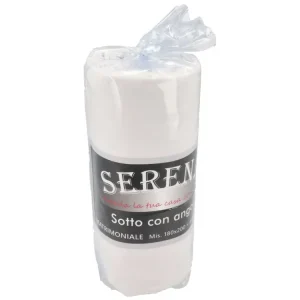 Lenzuolo con angoli matrimoniale bianco