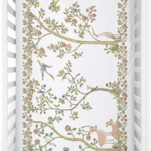 Lenzuolo con Angoli Satin Atelier Choux Bloom White