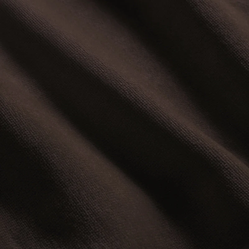 LENZUOLO PER LETTO VELLUTO MARRONE