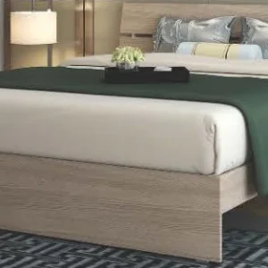 Letto Matrimoniale Modern Cm. 171x200x98H Olmo