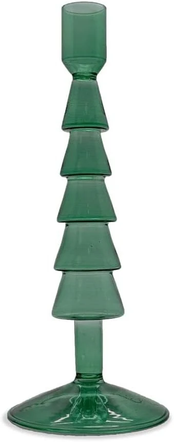Wd Lifestyle - Portacandela Vetro Borosilicato Verde