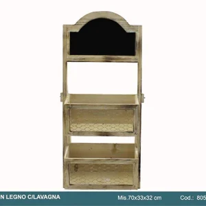 L.legno p.pianta c/lavagna 70x33x32