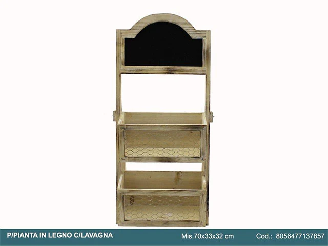 L.legno p.pianta c/lavagna 70x33x32