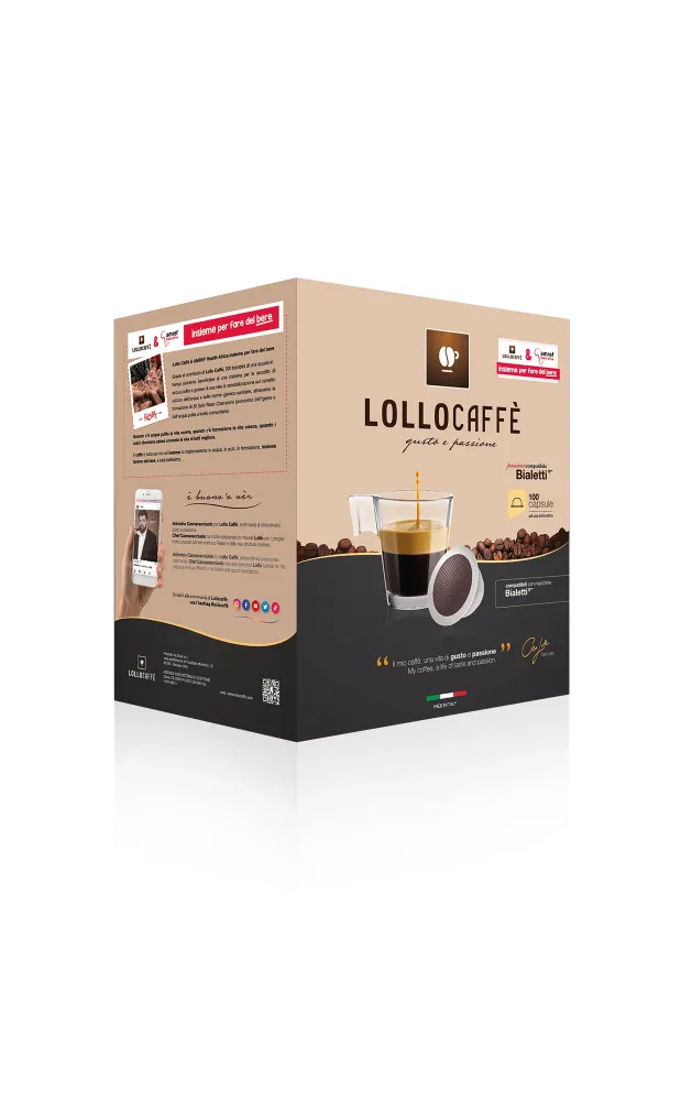 Lollo Caffè Miscela NERA per Bialetti®* (100 capsule)