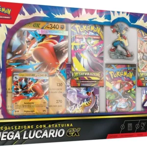 Lucario Pokémon - Collezione con Statuina Mega - EX (ITA)