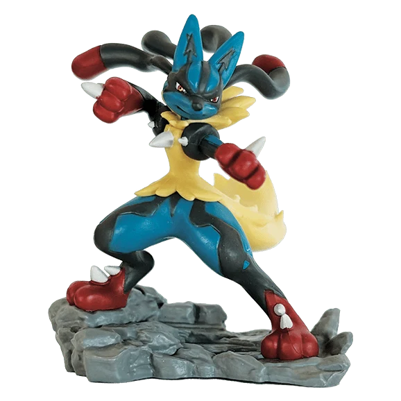 Lucario Pokémon - Collezione con Statuina Mega - EX (ITA)