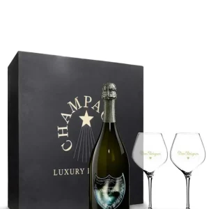 LUXURY EDITION "DOM PÉRIGNON" LADY GAGA 2010 CON DUE BICCHIERI