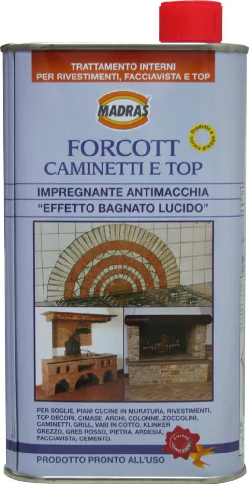 MADRAS FORCOTT CAMINETTI E TOP LT.1 Impregnante antimacchia idro-oleorepellente effetto bagnato lucido