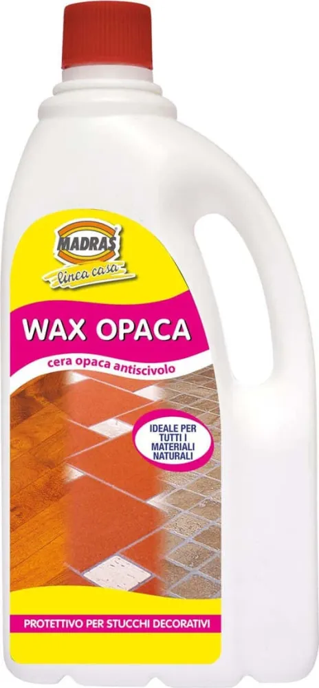 MADRAS WAX OPACA LT.1 Cera opaca di finitura e di mantenimento per tutti i pavimenti