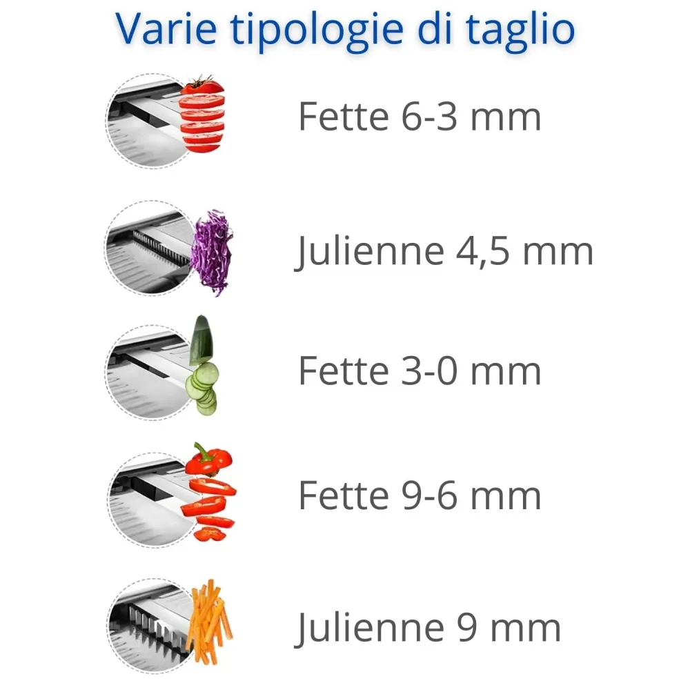 Mandolina Affettatrice Regolabile | Professionale