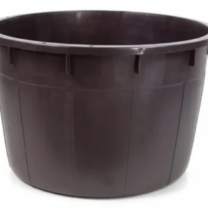 Mastelloni Tondi Senza Manici Neri Lt.350 Ø Cm.90X73H. Ics