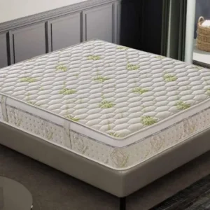 Materasso Aloe Vera Memory Foam e Poliflex Sfoderabile Antibatterico H25 80X190CM