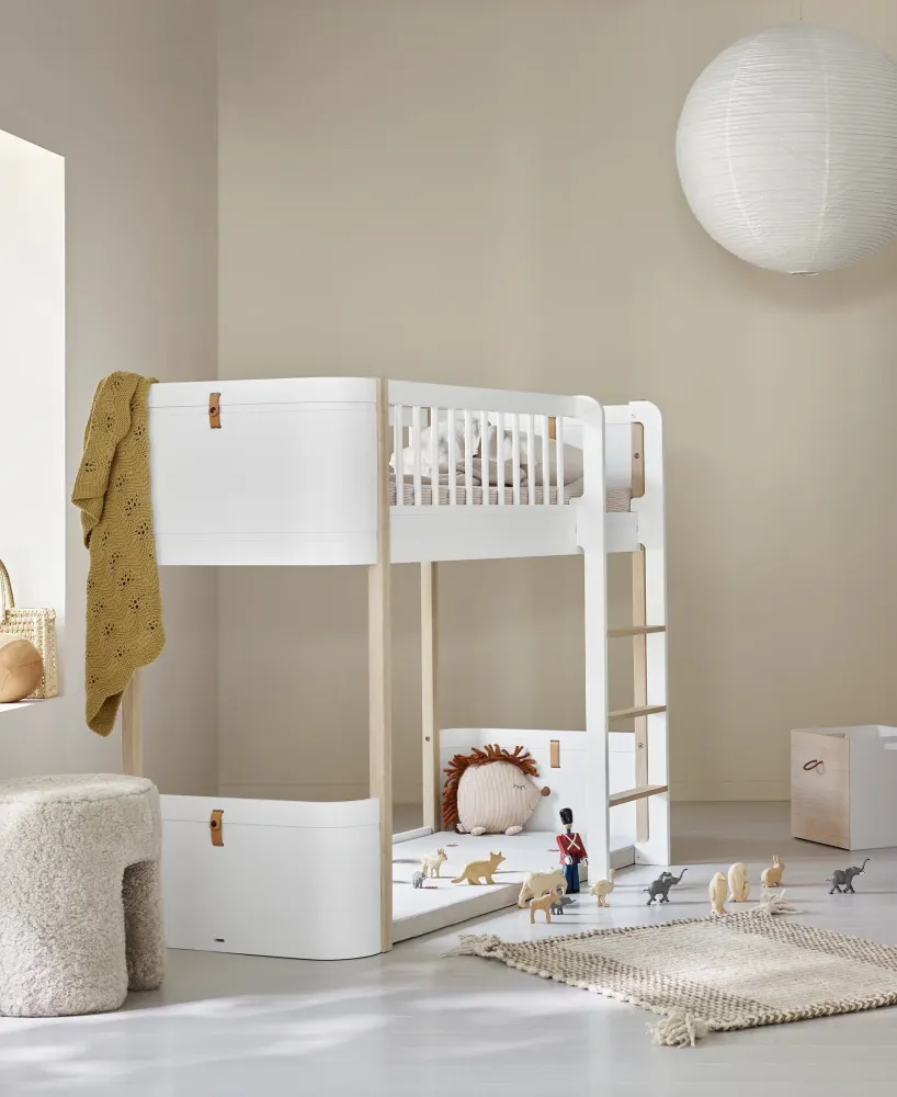 Materasso da gioco Oliver Furniture - Per il letto soppalco medio Mini+, natura (162 Cm)