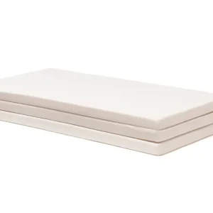 Materasso da gioco pieghevole bianco 105 x 75 x 4 cm | Concetto di bambino
