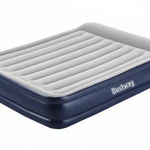 Materasso Gonfiabile Airbed Tritech Bicolor Floccato Matrimoniale Cm.203X152X46 (Art.67630) Bestway