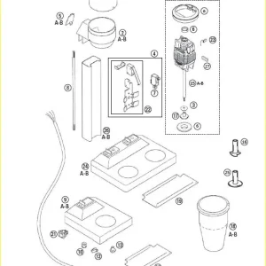 MOTORE FRULLINO COMPLETO - 110V