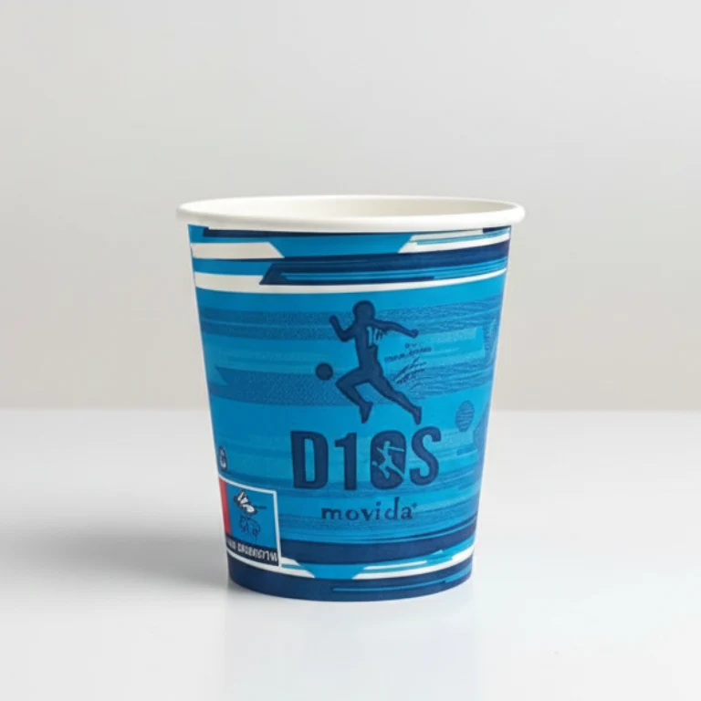 Movida Bicchieri Carta D10S Limited Edition 180ml | 50 Pezzi | Bicchieri Monouso per Tifosi Napoli | Ideali per Acqua, Bib...