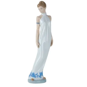 Nao Statua Porcellana La Modella H31 cm