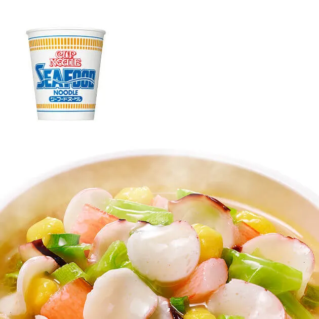 Nissin - Zuppa Bianca di Frutti di Mare con Noodles