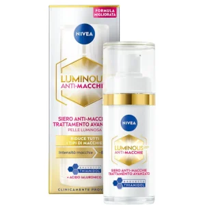NIVEA Luminous630 Siero Viso Anti-Macchie Trattamento Avanzato 30 ml, Siero antimacchia viso per una pelle luminosa, Siero...