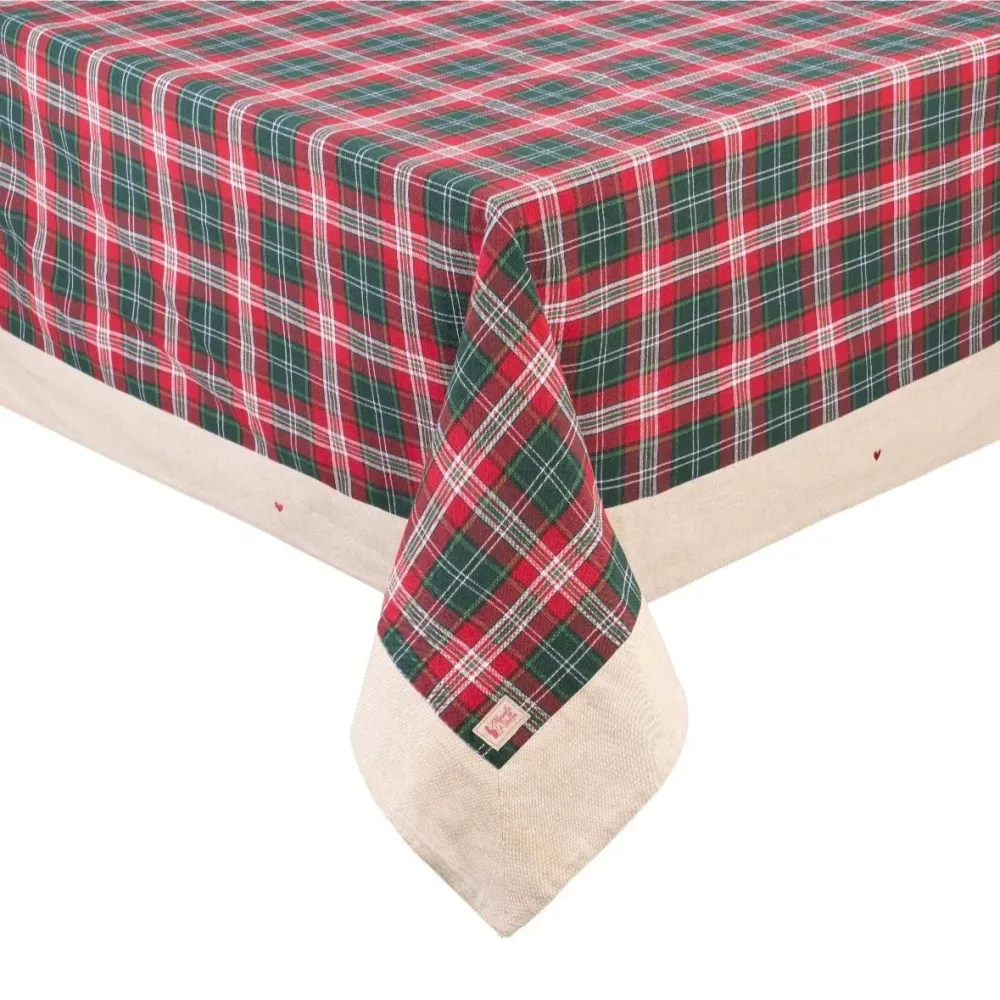 Nuvole di Stoffa Tovaglia Natalizia con Bordo Queen 140x320 cm