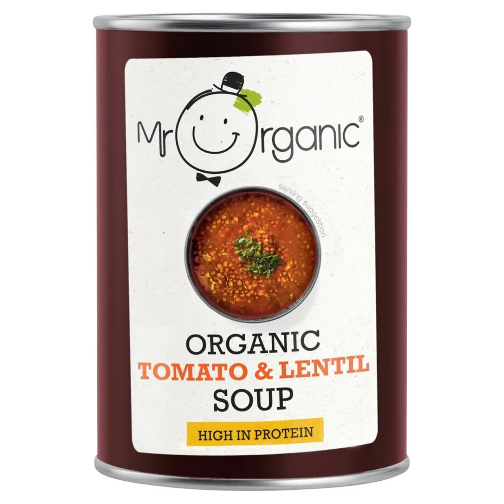 Mr Organic Zuppa Di Pomodoro E Lenticchie 400g