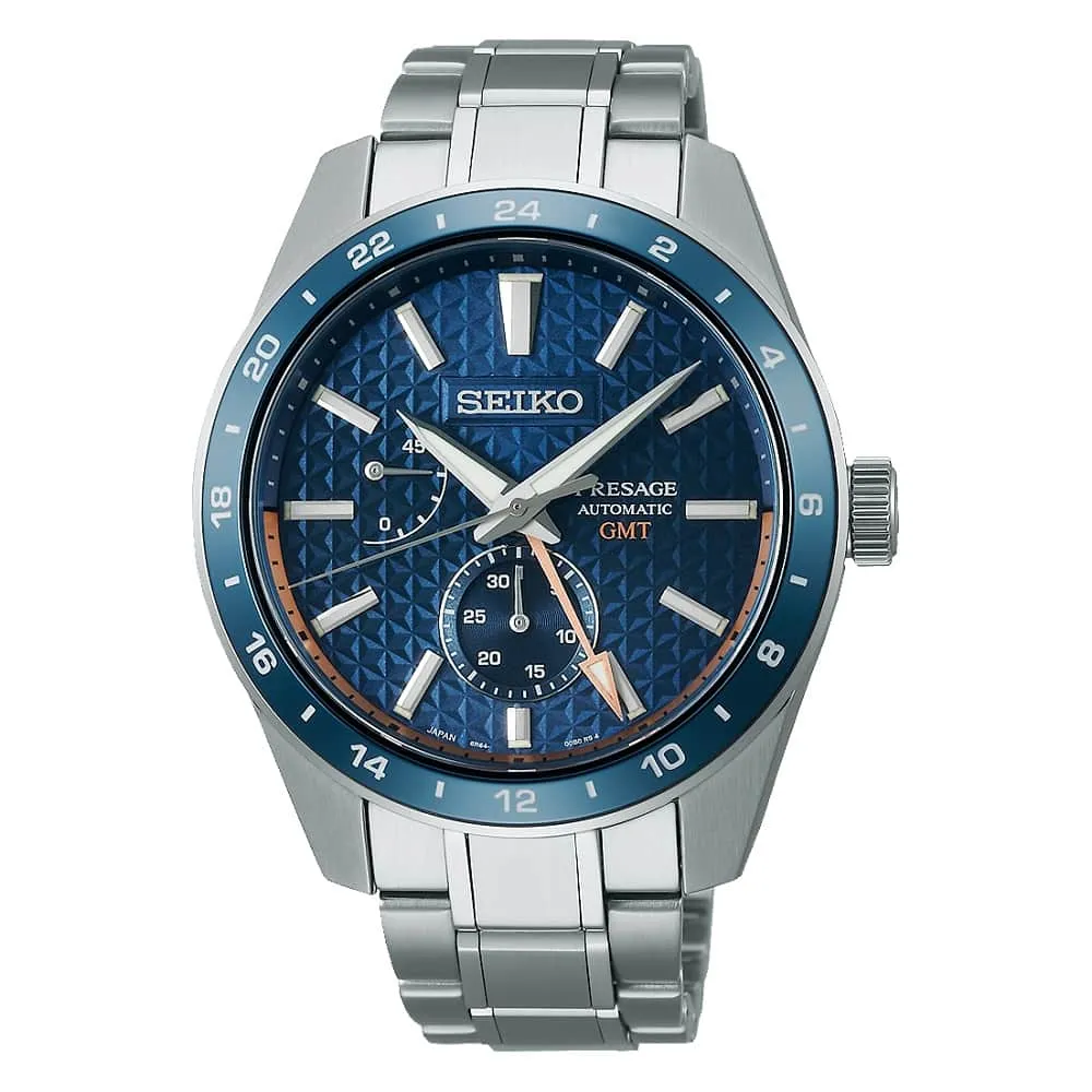 Orologio Seiko Presage SPB217J1 Sharp Edged GMT automatico uomo