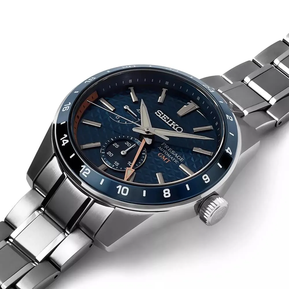 Orologio Seiko Presage SPB217J1 Sharp Edged GMT automatico uomo