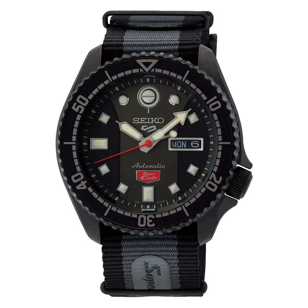 Orologio Seiko 5 Sport SRPJ75K1 Honda Super Cub automatico uomo Limited Edition 43 mm