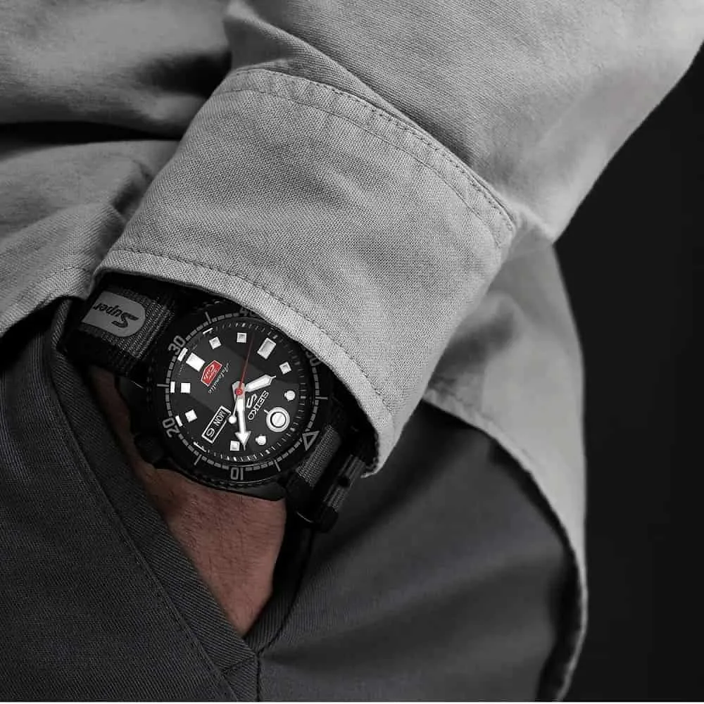 Orologio Seiko 5 Sport SRPJ75K1 Honda Super Cub automatico uomo Limited Edition 43 mm