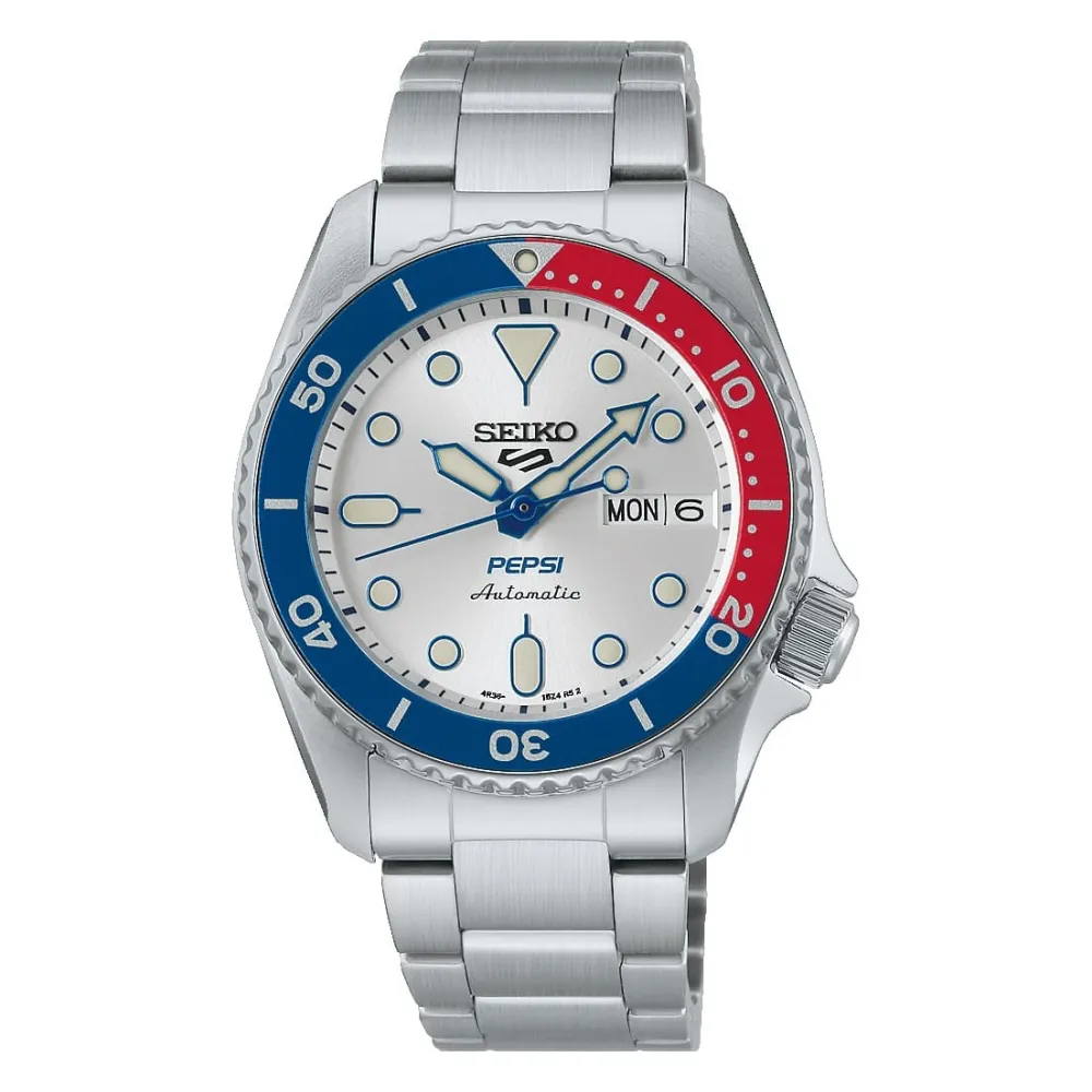 Orologio Seiko 5 Sports SRPL99K1 PEPSI Limited Edition uomo 38 mm