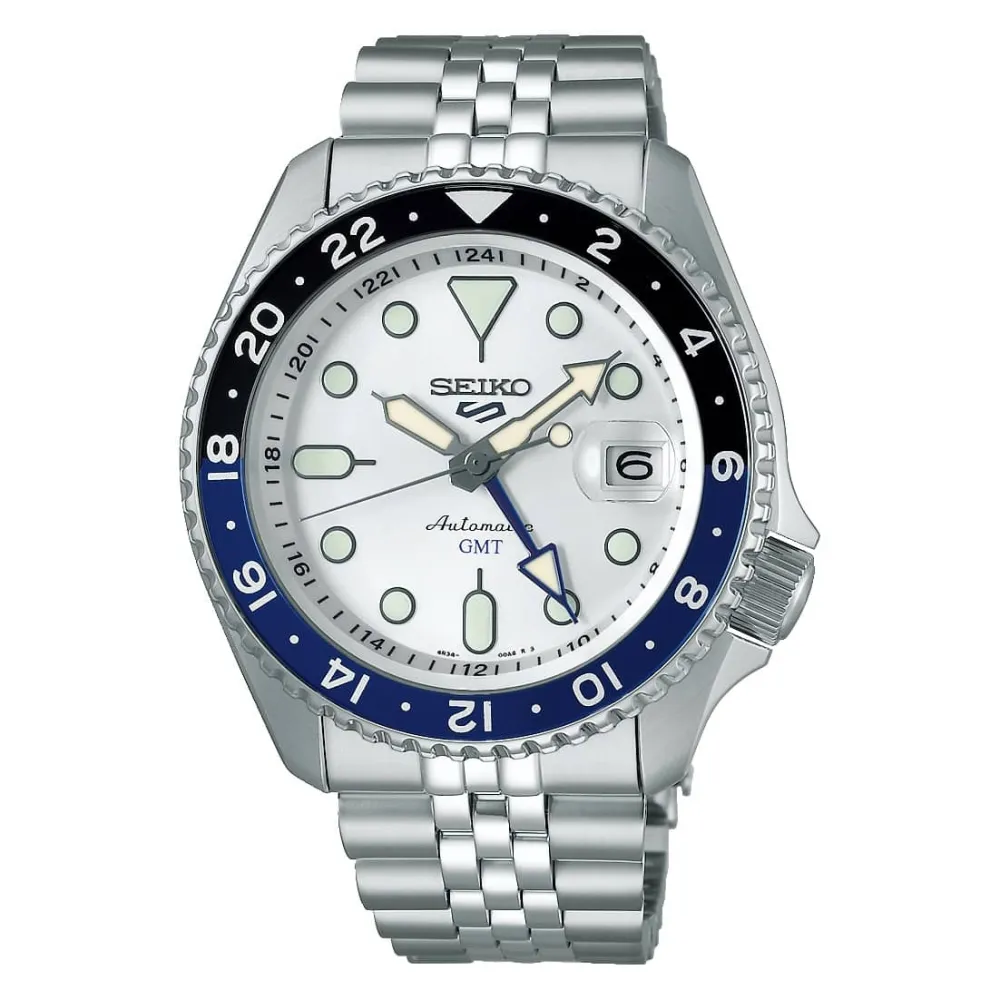 Orologio Seiko 5 SSK033K1 Sky Blue automatico uomo 42 mm