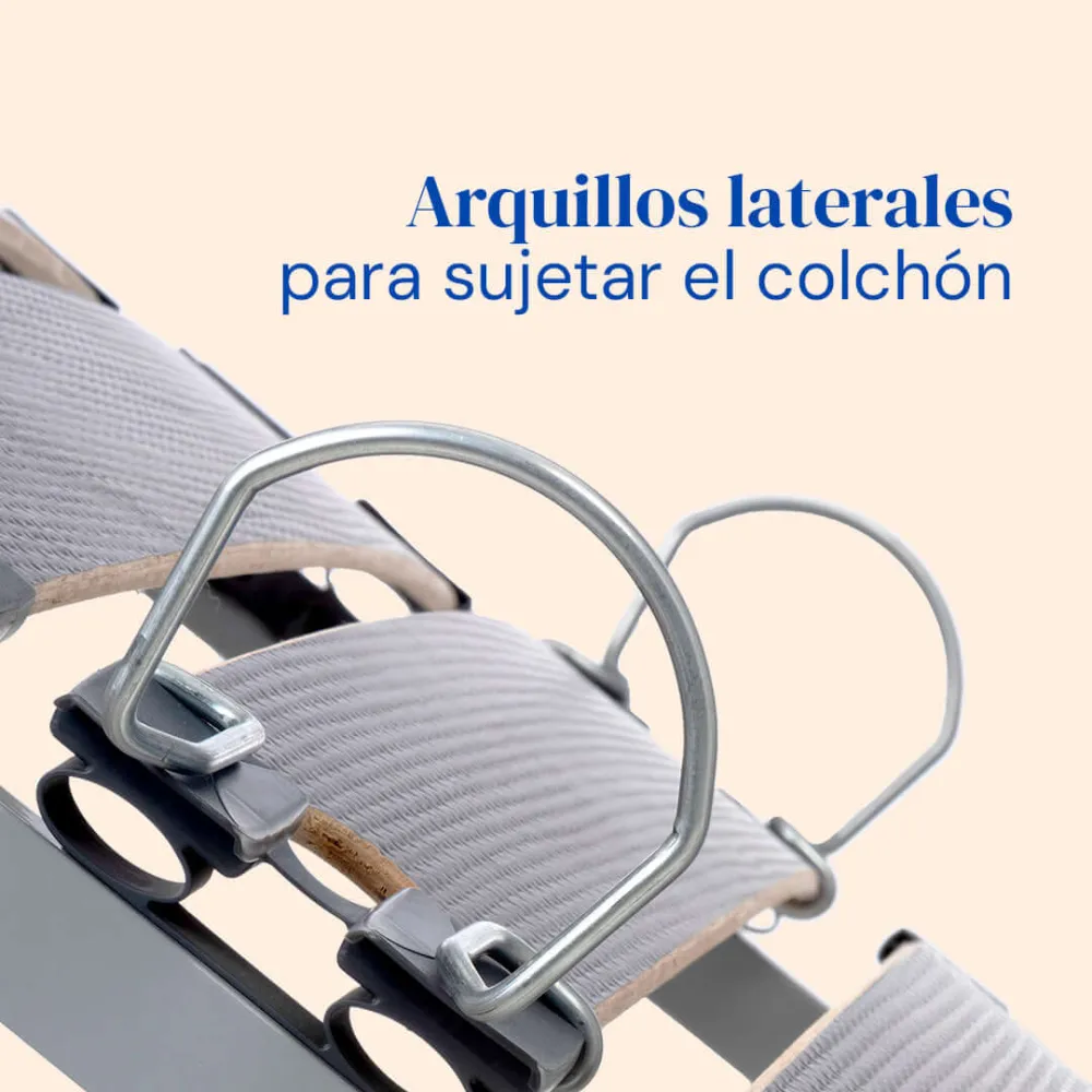 Pack letto ortopedico elettrico con materasso viscoelastico Professional V6 (80x190 cm, Sponde letto)