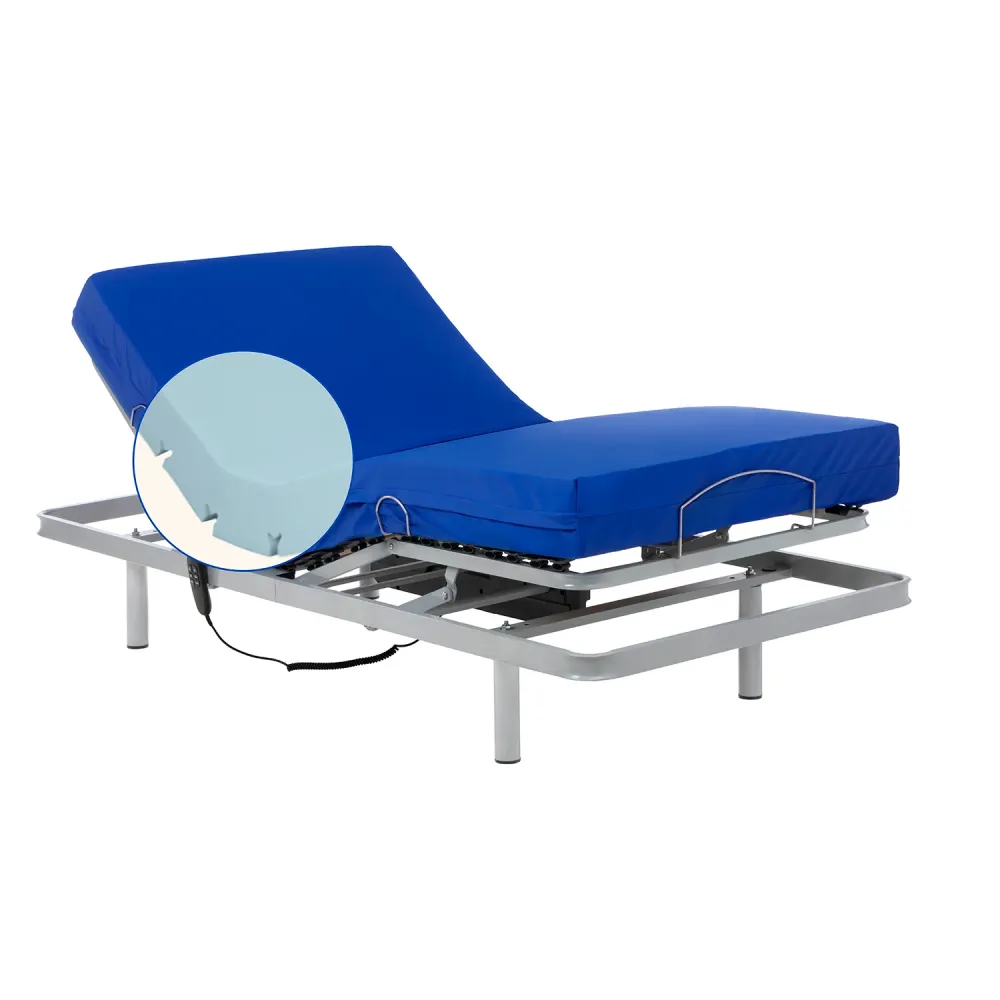 Pack letto ortopedico elettrico con materasso impermeabile Professional HR