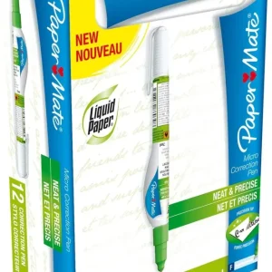 Paper Mate-Penna correttore NP10, 7ml confezione 12 pezzi. P87101