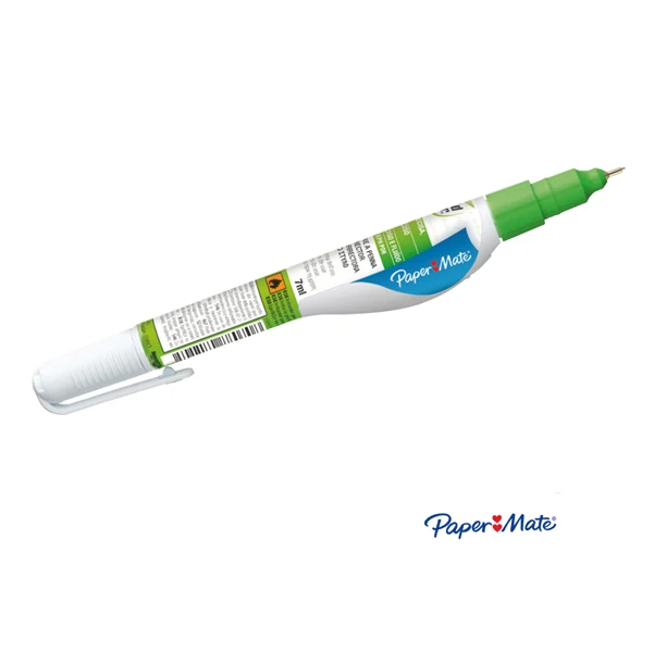 PAPERMATE - 2037841 - Correttore penna Liquid Paper Micro Correction Pen - 7ml - punta sfera - Papermate - 35207 - Conf. d...