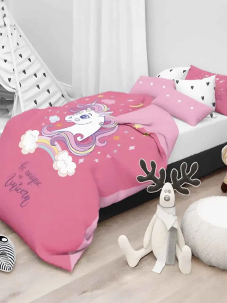 Parure Copripiumino BabyDream Puro Cotone Naturale Fancy - Daunex